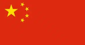 drapeau de la chine